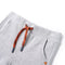 Kinderjoggingbroek 140 gemleerd grijs