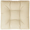 Palletkussen 80x80x12 cm stof beige