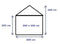 Classic Plus Partytent PVC 3x3x2 mtr in Beige