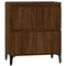Dressoir 60x35x70 cm bewerkt hout bruineikenkleurig