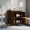 Dressoir 60x35x70 cm bewerkt hout bruineikenkleurig