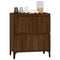 Dressoir 60x35x70 cm bewerkt hout bruineikenkleurig