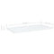 Wandschappen 8 st 40x20x1,5 cm spaanplaat wit
