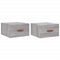 Nachtkastjes 2 st wandgemonteerd 35x35x20 cm grijs sonoma eiken