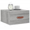 Nachtkastjes 2 st wandgemonteerd 35x35x20 cm grijs sonoma eiken