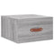 Nachtkastjes 2 st wandgemonteerd 35x35x20 cm grijs sonoma eiken