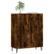 Dressoir 69,5x34x90 cm bewerkt hout gerookt eikenkleurig