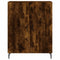 Dressoir 69,5x34x90 cm bewerkt hout gerookt eikenkleurig