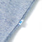 Kindertopje 116 gemleerd blauw