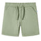 Kindershorts met trekkoord 140 lichtkaki