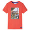 Kindershirt 128 lichtrood