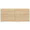 Wandkast 80x36,5x35 cm bewerkt hout sonoma eikenkleurig