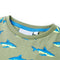 Kindershirt 92 lichtkakikleurig