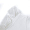 Kindershirt met ruches aan de mouwen glitterprint 104 ecru