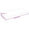 Wandschap 100x50x6 cm onbehandeld massief eikenhout