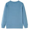 Kindertrui met gorillaprint 140 middelblauw