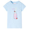 Kindershirt 140 zachtblauw