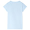 Kindershirt 140 zachtblauw