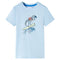 Kindershirt dinosaurusprint 116 lichtblauw