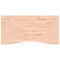 Bureaublad 100x(45-50)x2,5 cm massief beukenhout