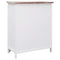 Bijzetkast met 6 lades 60x30x75 cm paulowniahout bruin