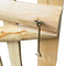 Poort enkel 100x90 cm hazelaarhout