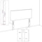 Hoofdborden 2 st 90x5x78/88 cm kunstleer cappuccinokleurig