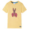 Kindershirt met korte mouwen 116 geel