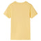 Kindershirt met korte mouwen 116 geel
