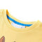 Kindershirt met korte mouwen 116 geel