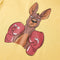 Kindershirt met korte mouwen 116 geel