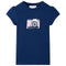 Kindershirt 140 marineblauw
