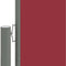 Windscherm uittrekbaar 117x1000 cm rood