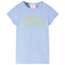 Kindershirt 140 lichtblauw