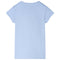 Kindershirt 140 lichtblauw