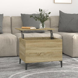 Salontafel 60x44,5x45 cm bewerkt hout sonoma eikenkleurig