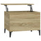 Salontafel 60x44,5x45 cm bewerkt hout sonoma eikenkleurig