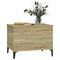 Salontafel 60x44,5x45 cm bewerkt hout sonoma eikenkleurig