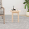 Salontafel 35x35 cm massief grenenhout