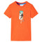 Kindershirt 104 donkeroranje
