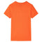 Kindershirt 104 donkeroranje