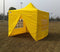 Partytent Easy Up 3 x 3 meter met zijwanden in Geel