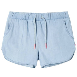 Kindershorts 104 zachtdenimblauw