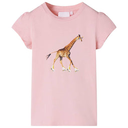 Kindershirt 104 lichtroze