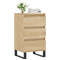 Dressoir 40x35x70 cm bewerkt hout sonoma eikenkleurig