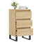 Dressoir 40x35x70 cm bewerkt hout sonoma eikenkleurig