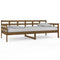 Slaapbank massief grenenhout honingbruin 90x200 cm