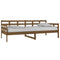 Slaapbank massief grenenhout honingbruin 90x200 cm
