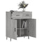 Dressoir 69,5x34x90 cm bewerkt hout grijs sonoma eikenkleurig