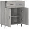 Dressoir 69,5x34x90 cm bewerkt hout grijs sonoma eikenkleurig